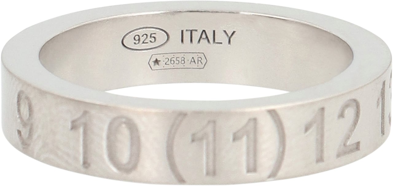 Maison Margiela Ring Numeriek Zilver