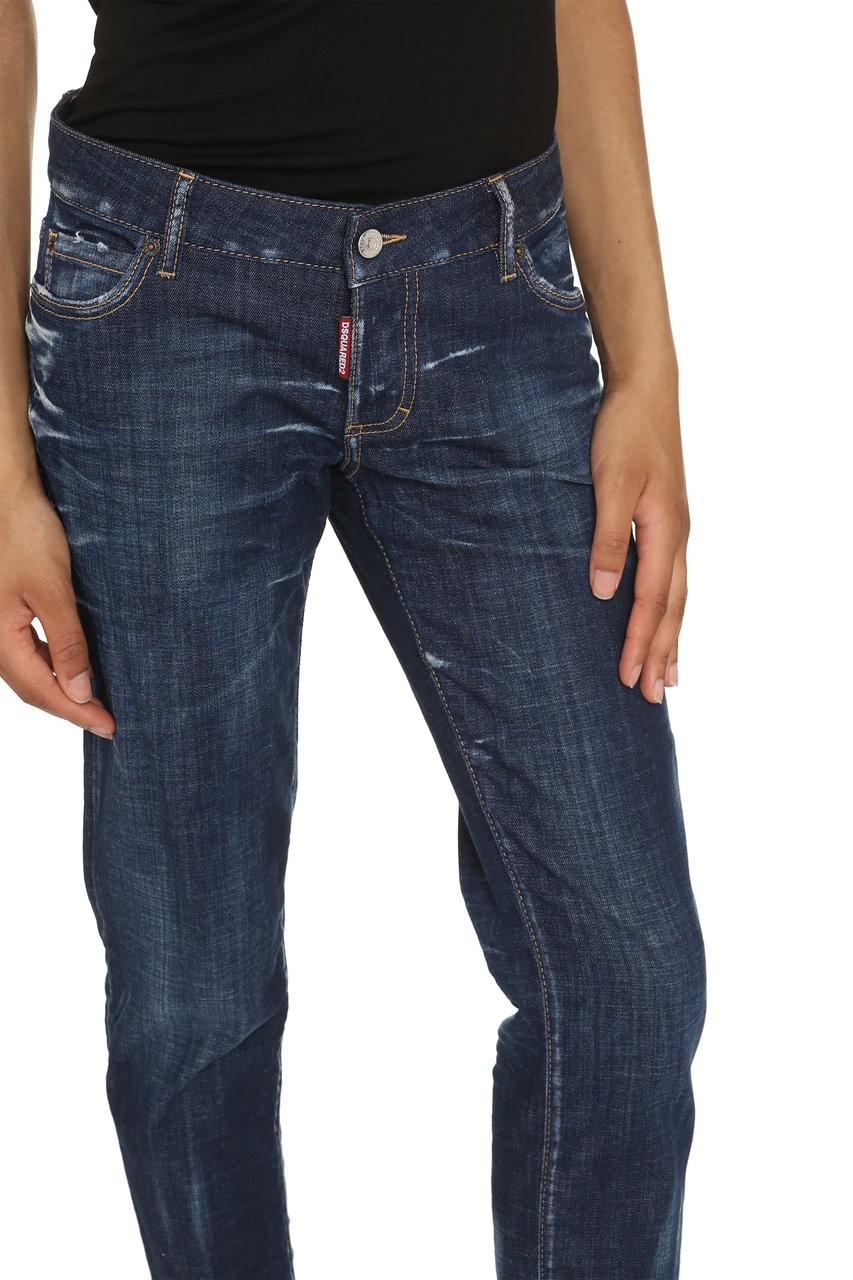 Dsquared2 Jennifer straight leg jeans Blauw