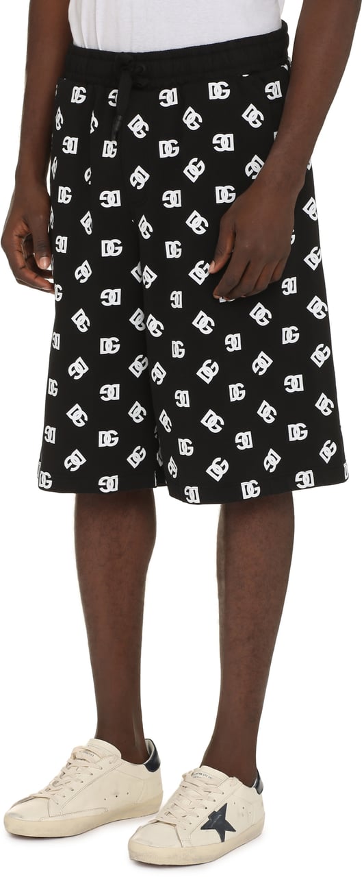 Dolce & Gabbana Cotton bermuda shorts Zwart
