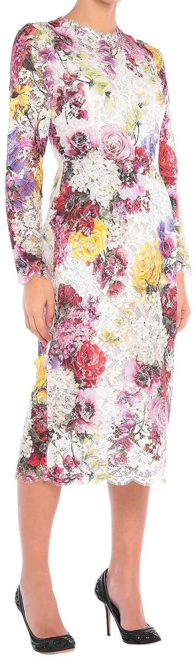 Dolce & Gabbana Dolce & Gabbana Lace Dress Wit
