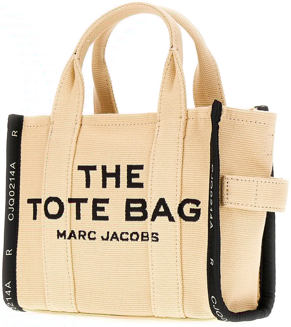 Marc Jacobs Marc Jacobs Sand fabric small Tote handbag Neutraal