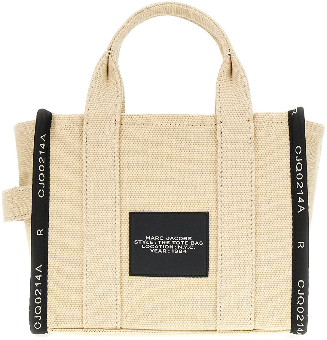Marc Jacobs Marc Jacobs Sand fabric small Tote handbag Neutraal