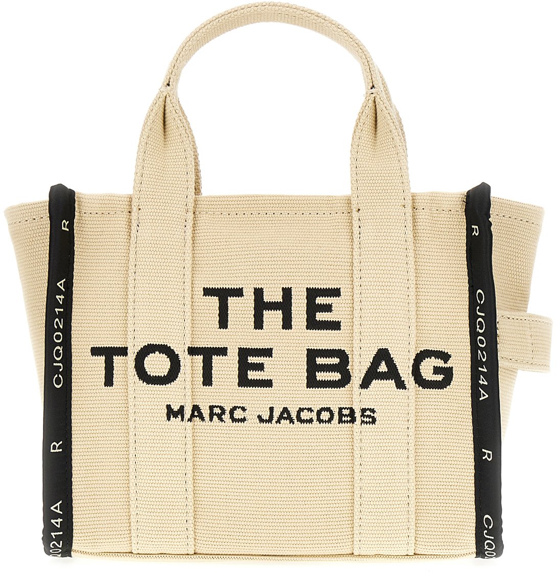 Marc Jacobs Marc Jacobs Sand fabric small Tote handbag Neutraal