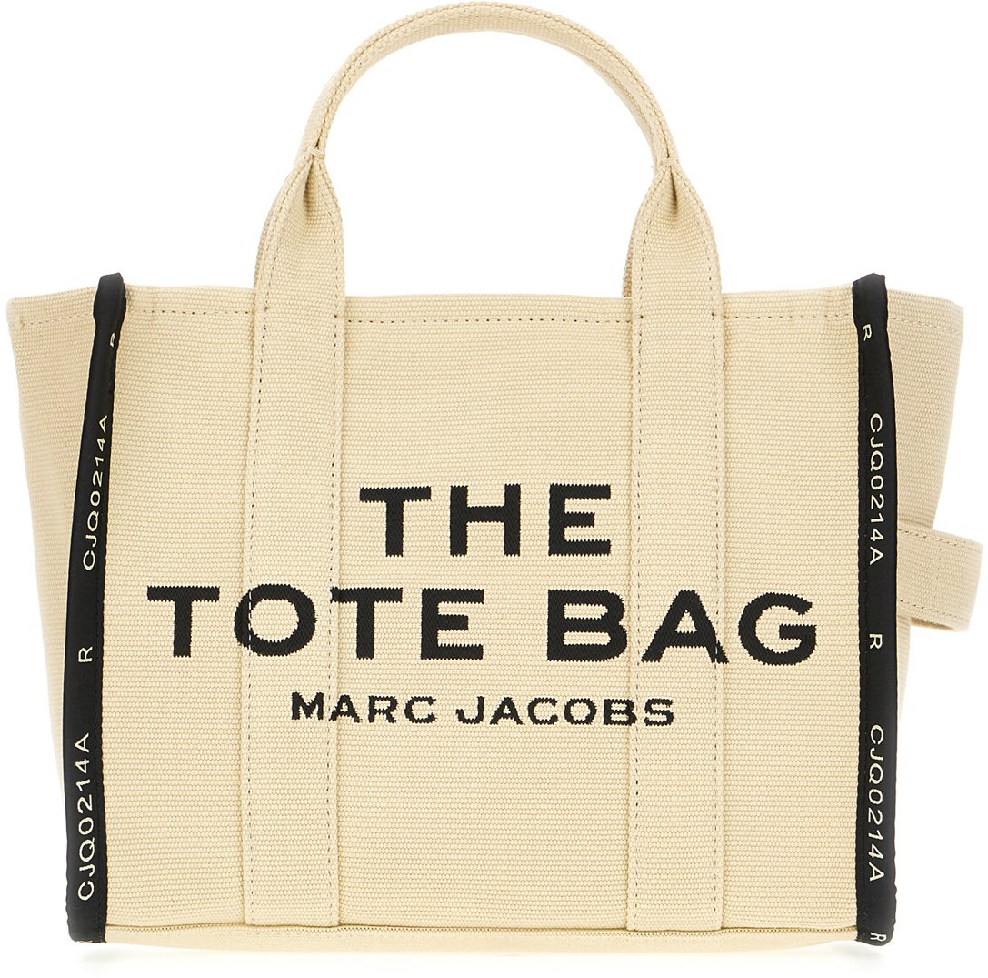 Marc Jacobs Marc Jacobs Sand canvas medium Tote handbag Neutraal