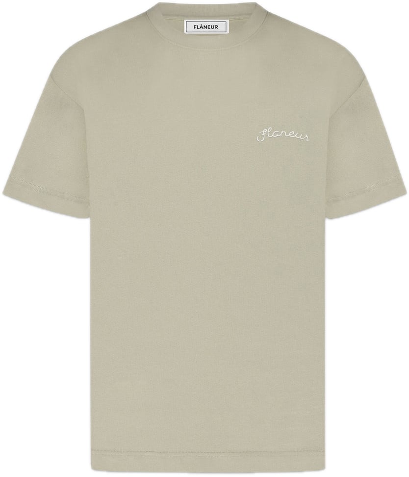 FLÂNEUR signature t-shirt beige Beige