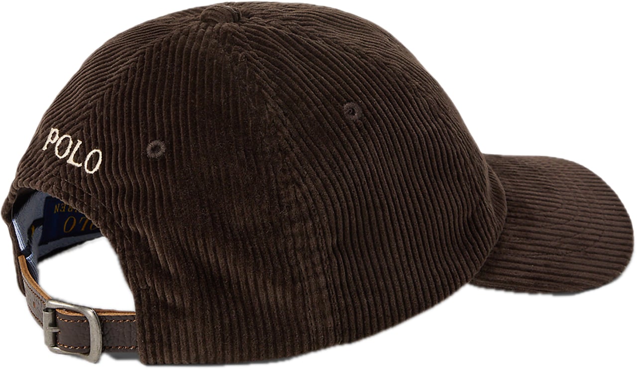 Ralph Lauren Pet Ribstof Bruin