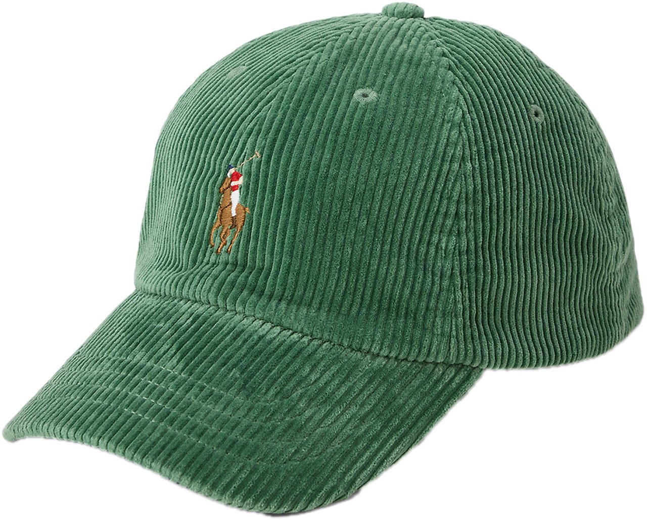 Ralph Lauren Pet Ribstof Groen