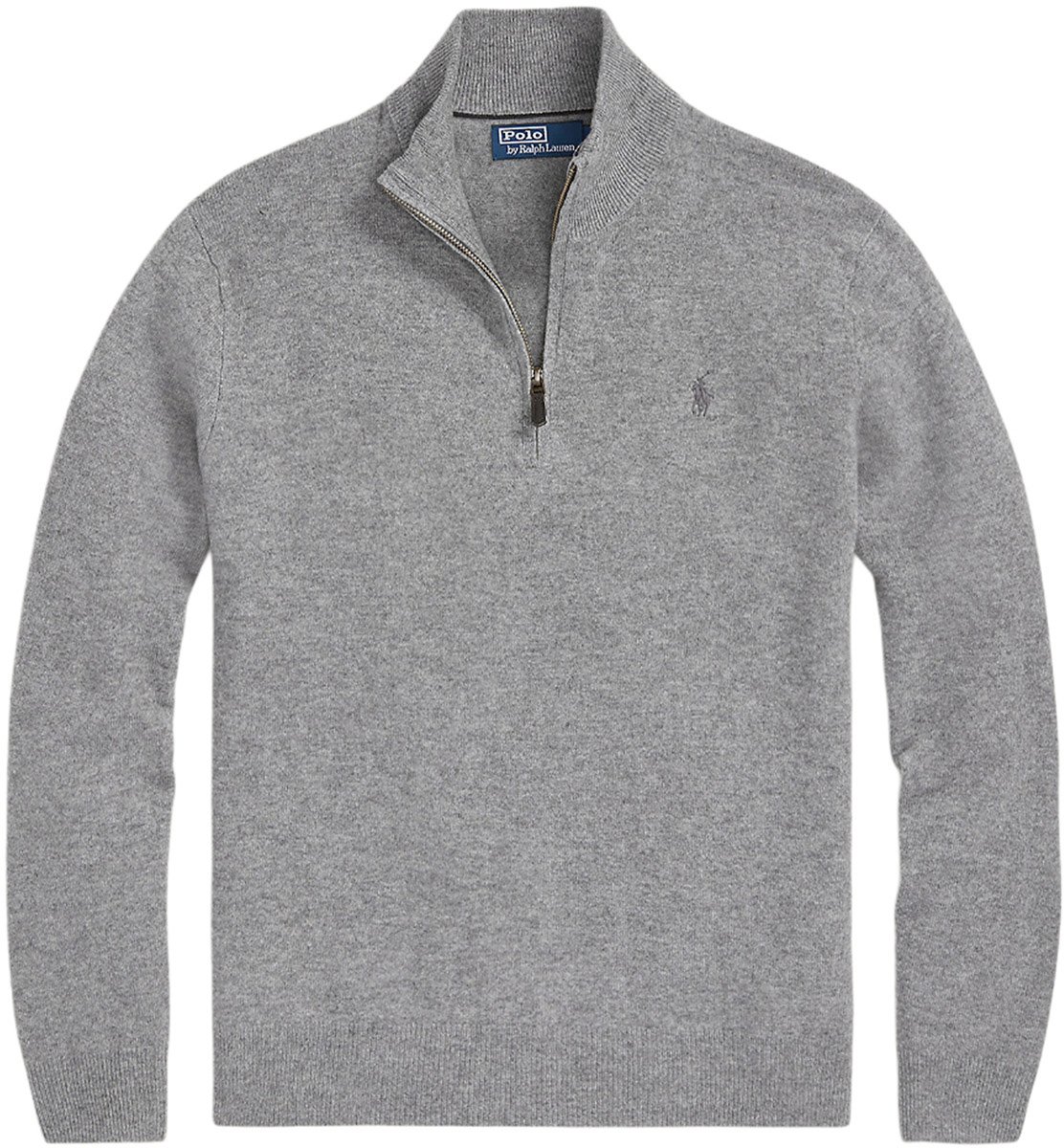 Ralph Lauren Half Zip Knit Grijs