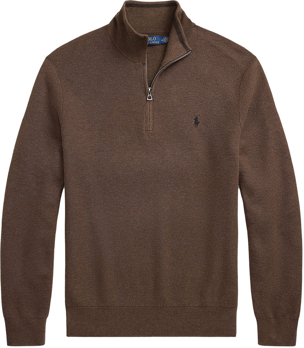Ralph Lauren Half Zip Knit Bruin