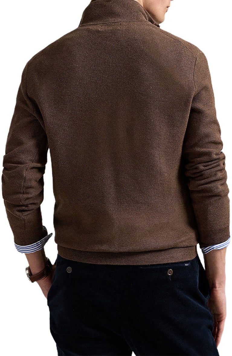 Ralph Lauren Half Zip Knit Bruin