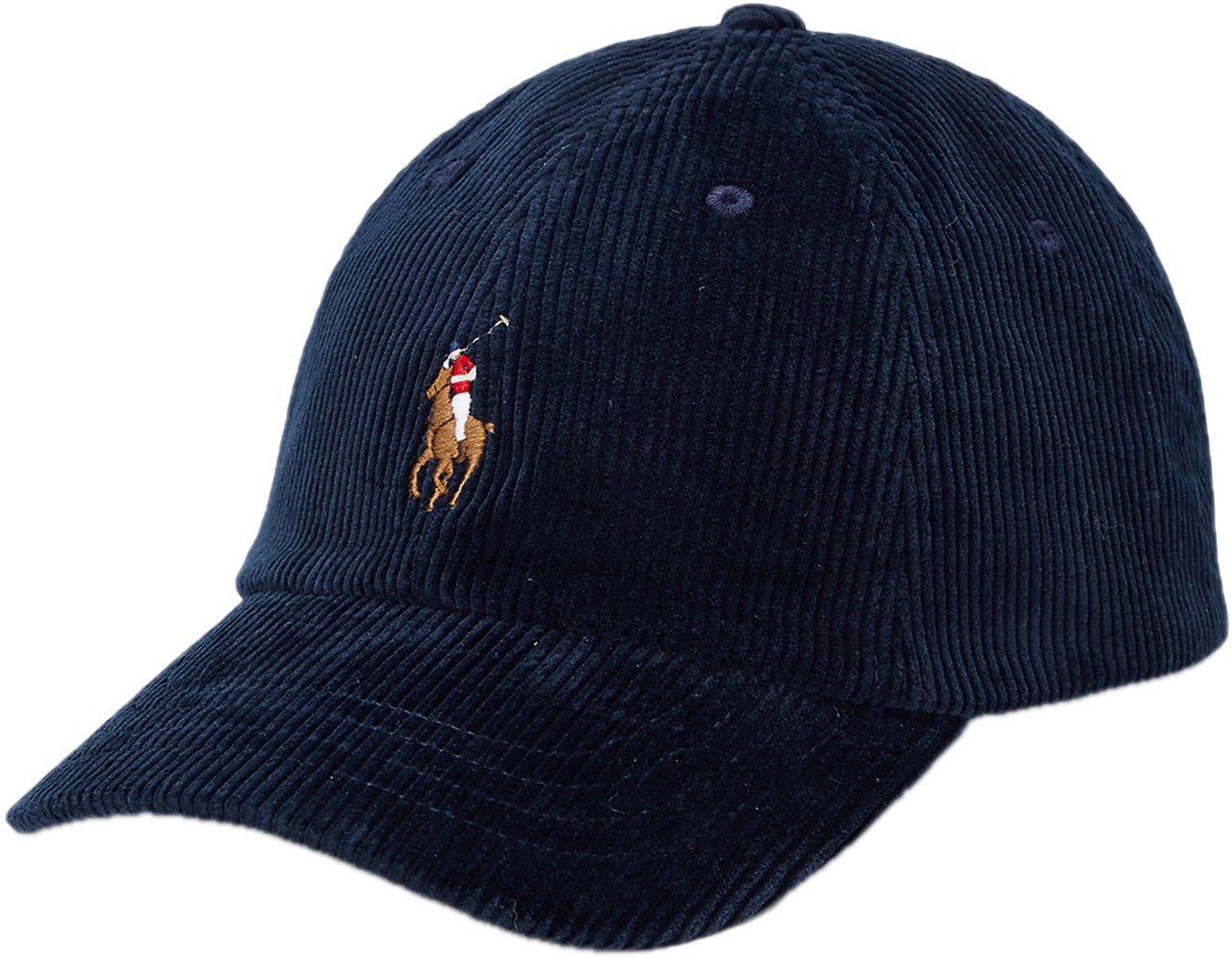 Ralph Lauren Pet Ribstof Blauw