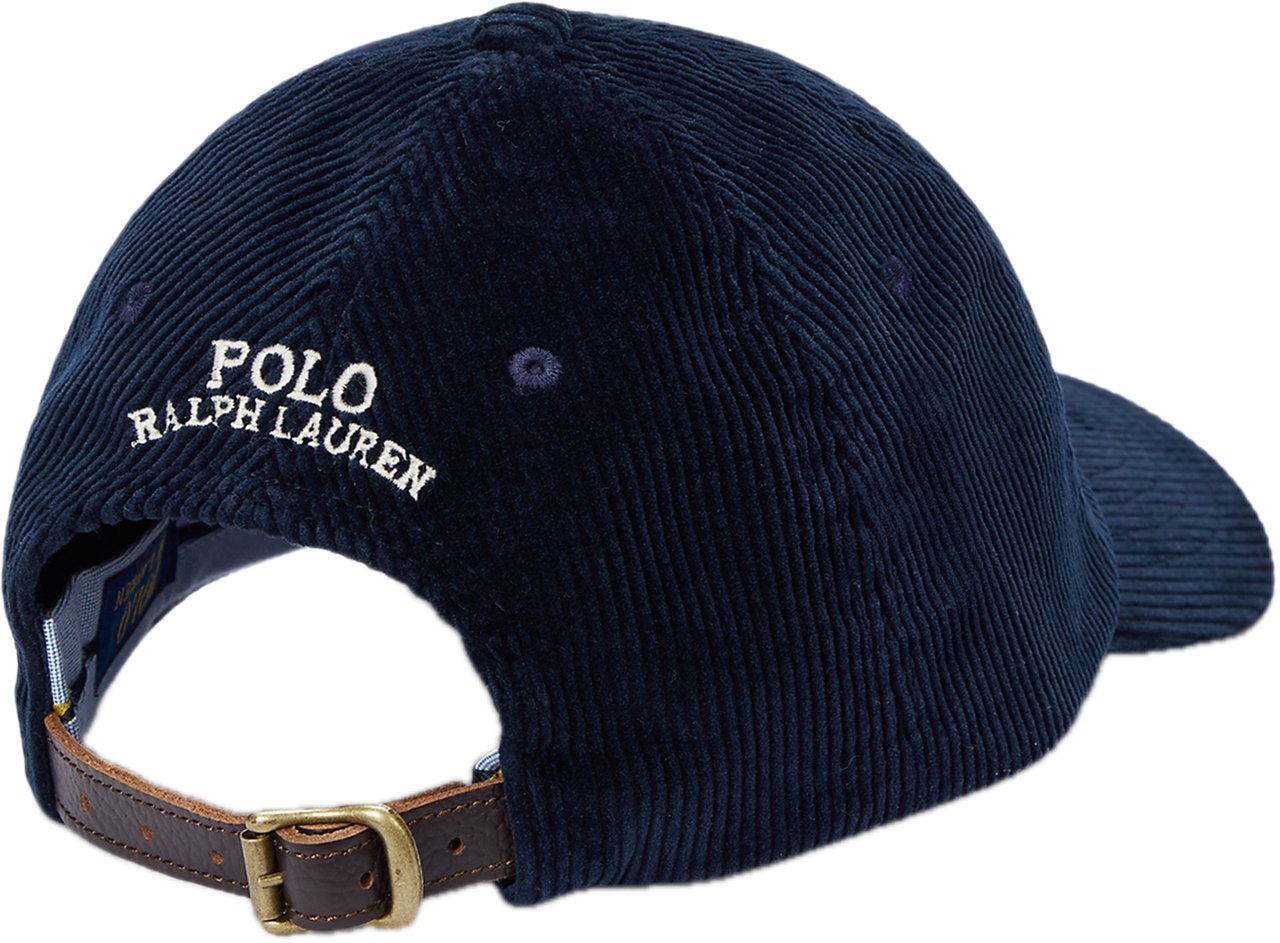 Ralph Lauren Pet Ribstof Blauw