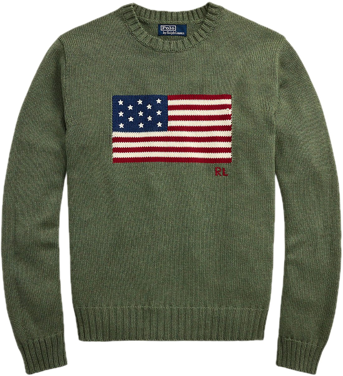 Ralph Lauren Flag Knit Groen