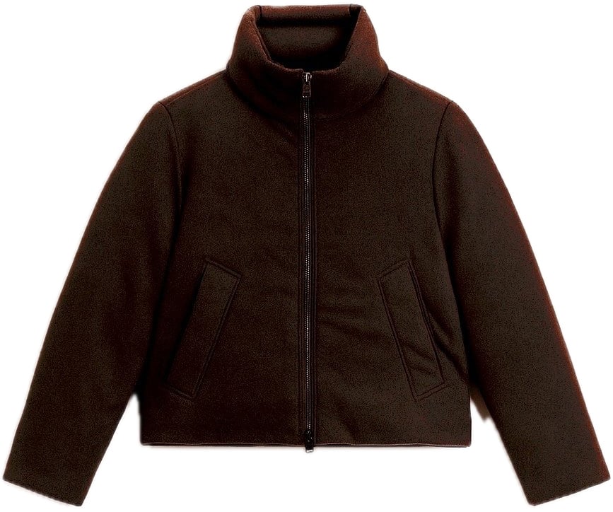 Woolrich Padded Marylin Jacket Soil Brown Bruin