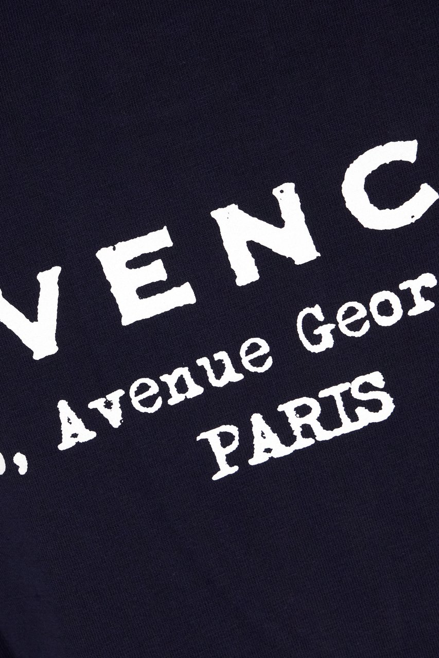 Givenchy T-Shirts And Polos Marine/Blanc Navy