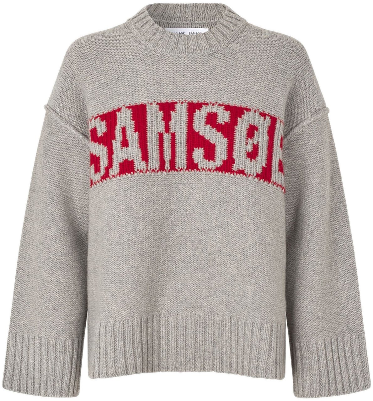 Samsøe Samsøe Sakeiku sweater Grijs
