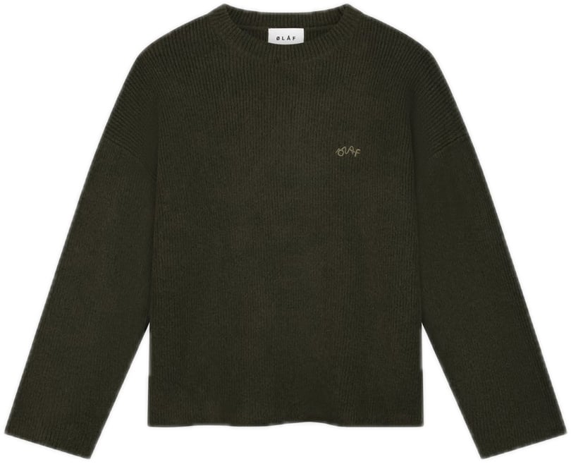 ØLÅF signature knit Groen