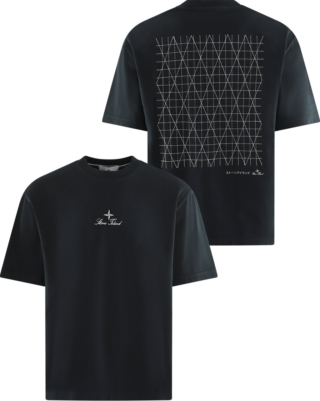 Stone Island Heren Ss T-Shirt Blauw