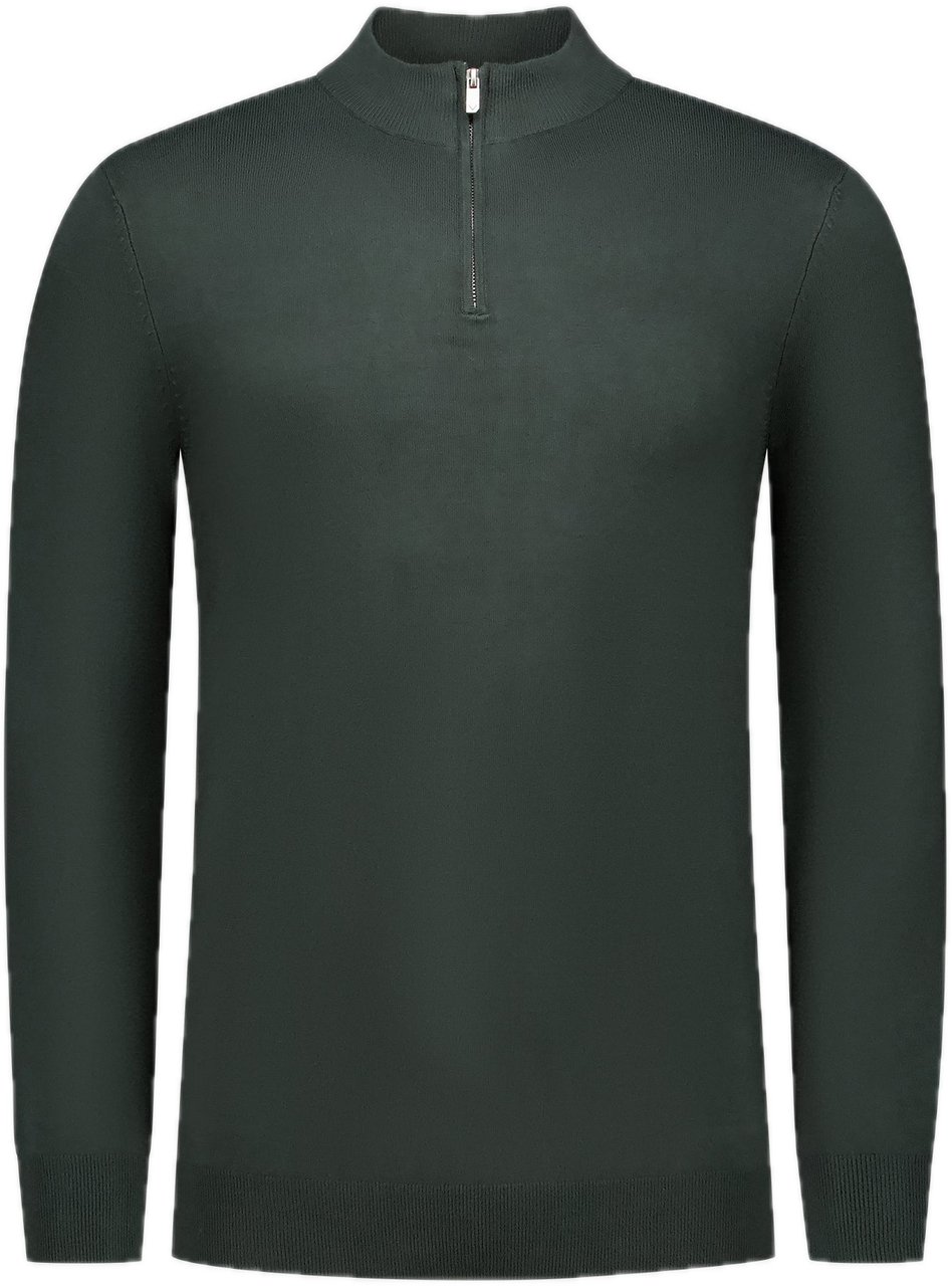 Pure Path Half Zip Sweater Groen