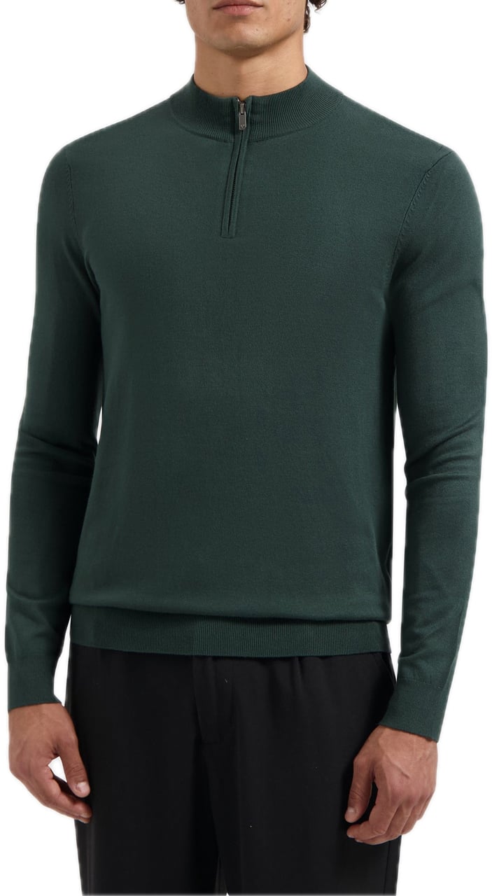 Pure Path Half Zip Sweater Groen