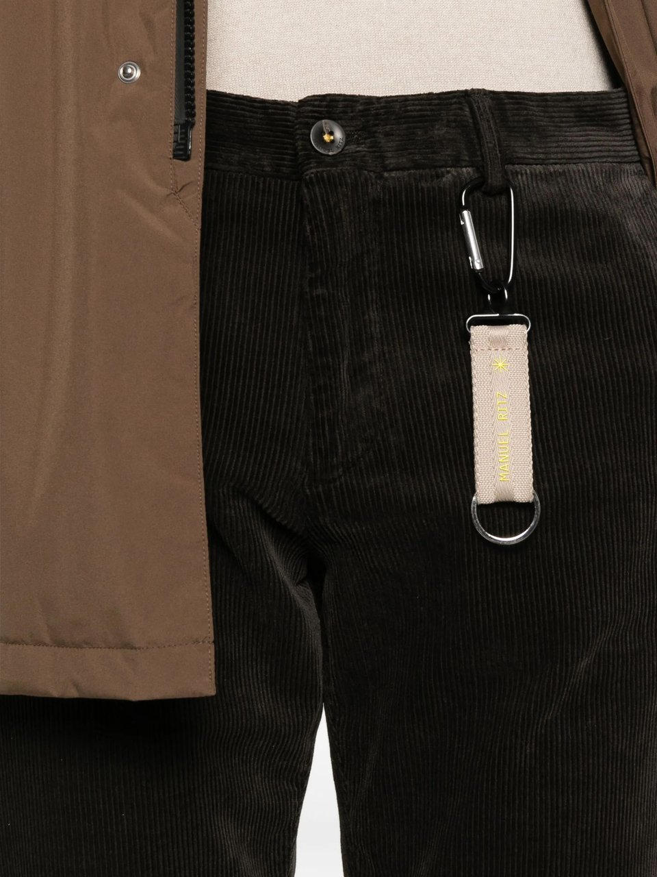 Manuel Ritz broek velours bruin Bruin