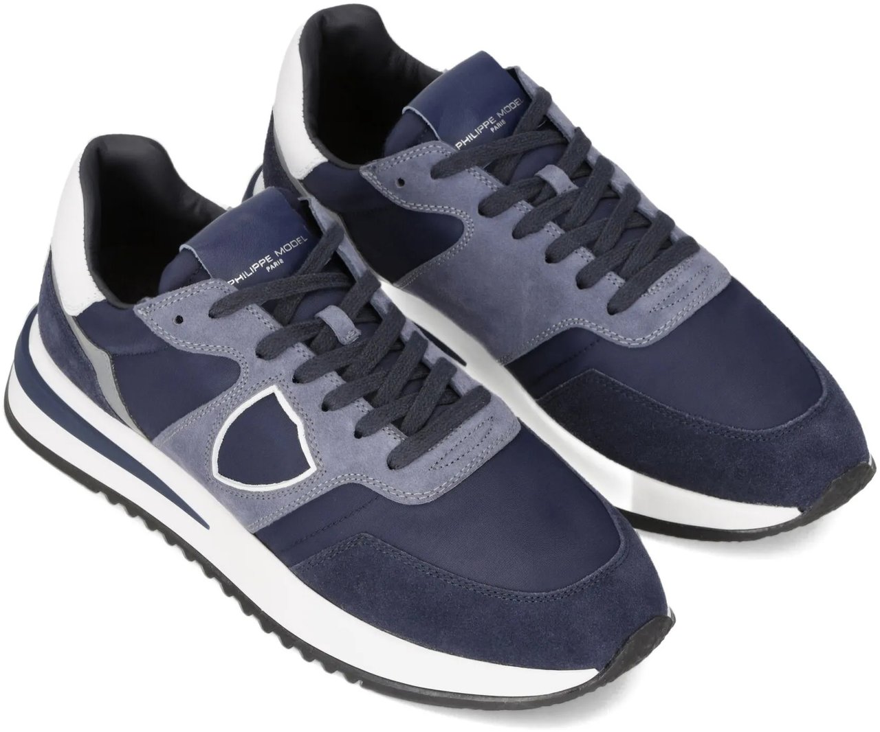 Philippe Model sneakers blauw wit Blauw