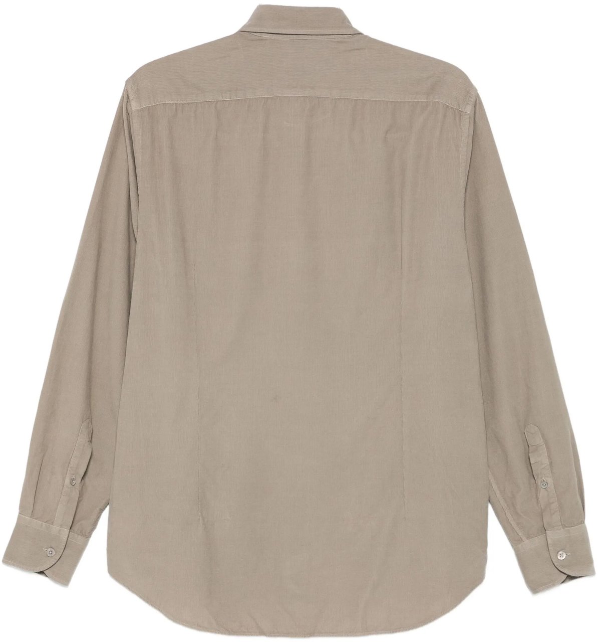 Corneliani hemd velours bruin Bruin