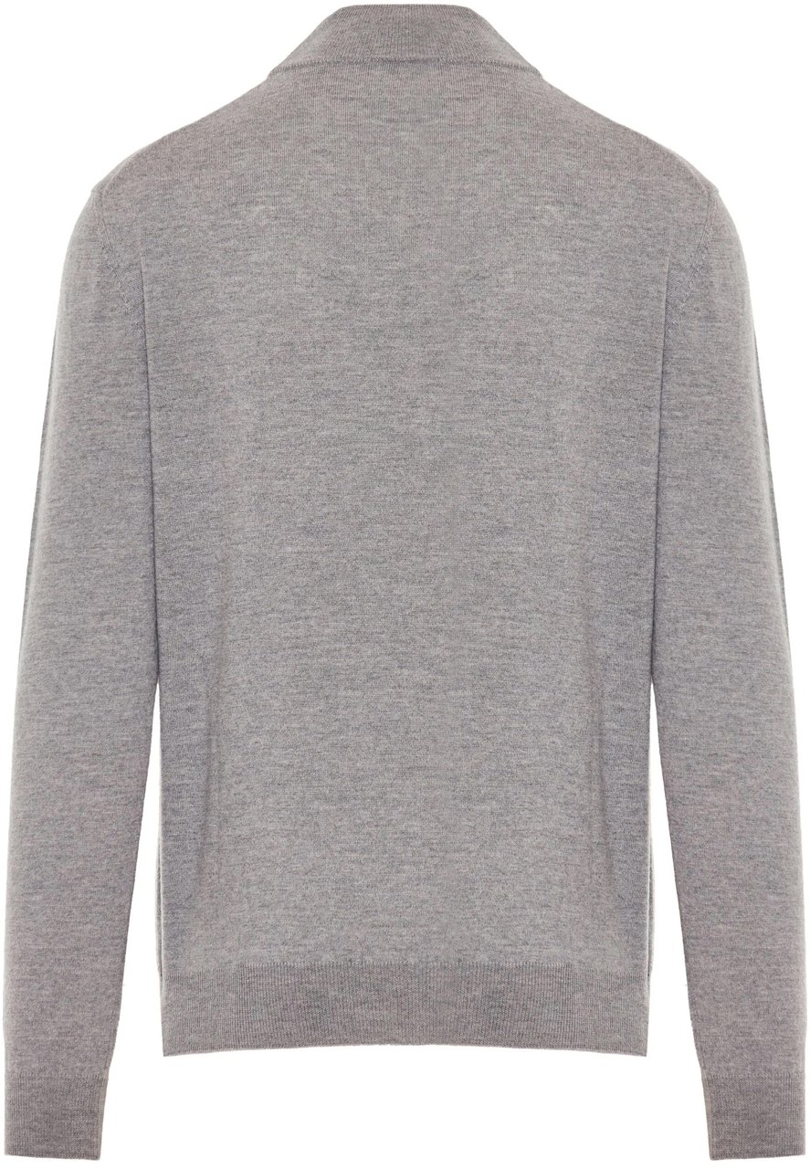Corneliani Pull grijs hoge kraag Grijs