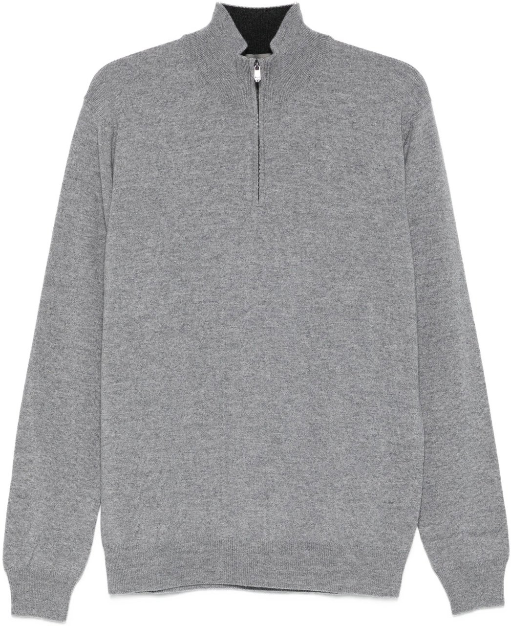 Corneliani pull korte rits grijs Grijs