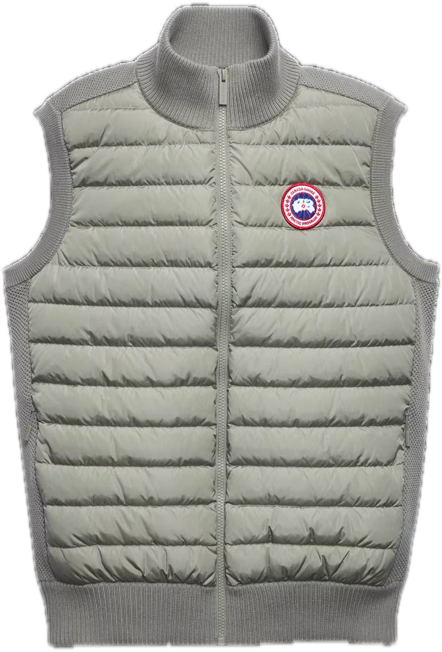 Canada Goose bodywarmer hybridge knit Groen