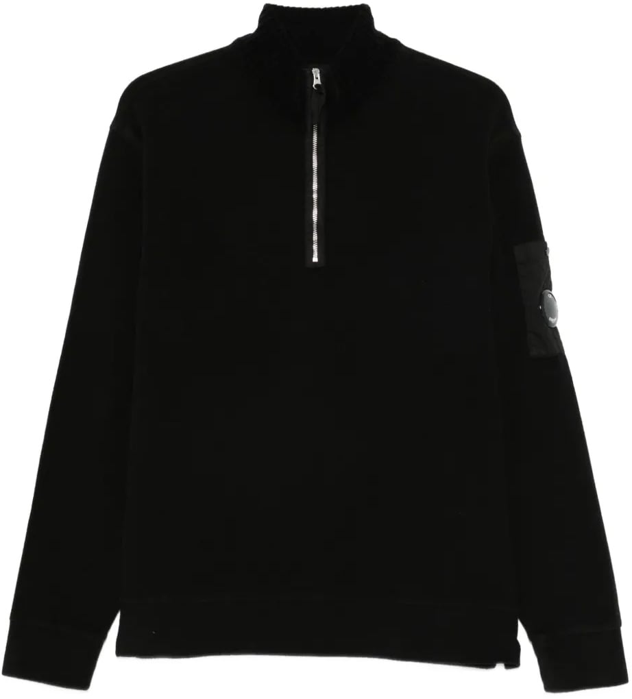 CP Company pull korte rits zwart Zwart