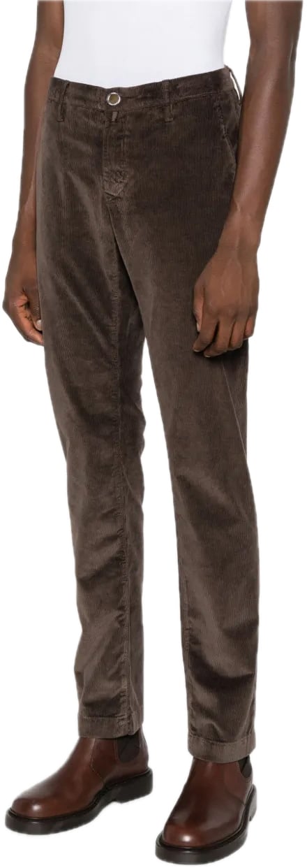 Jacob Cohen broek velours bruin Bruin