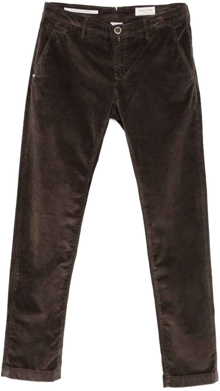 Jacob Cohen broek velours bruin Bruin