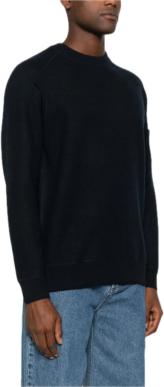 CP Company pull wol navy Blauw