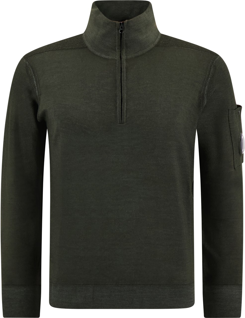 CP Company pull korte rits groen Groen