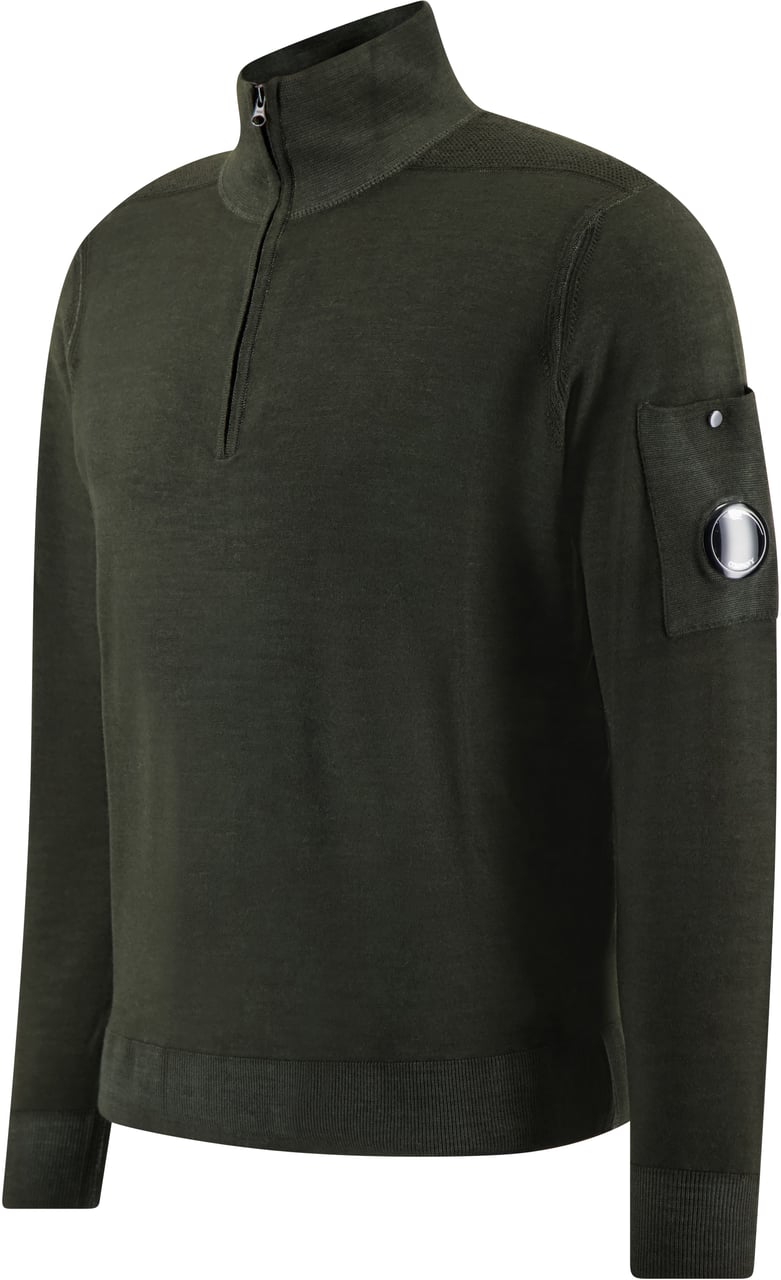 CP Company pull korte rits groen Groen