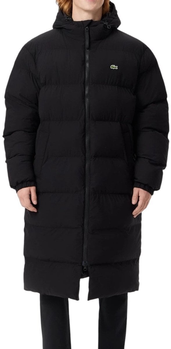 Lacoste donsjas lang Zwart