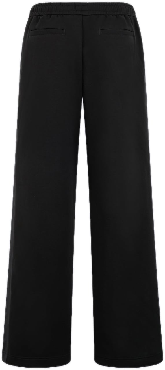 Moose Knuckles Mix Media Wide Leg Pant Zwart