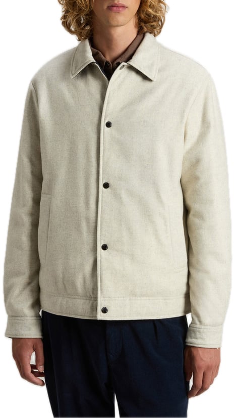 Woolrich Wool keating shirt jacket oatmeal Beige