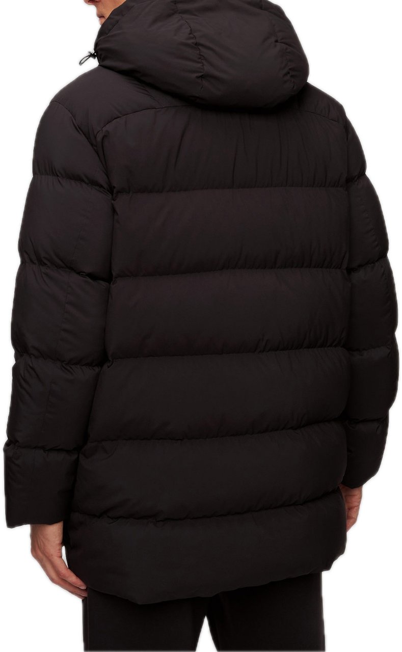 Paul & Shark Black down jacket Zwart