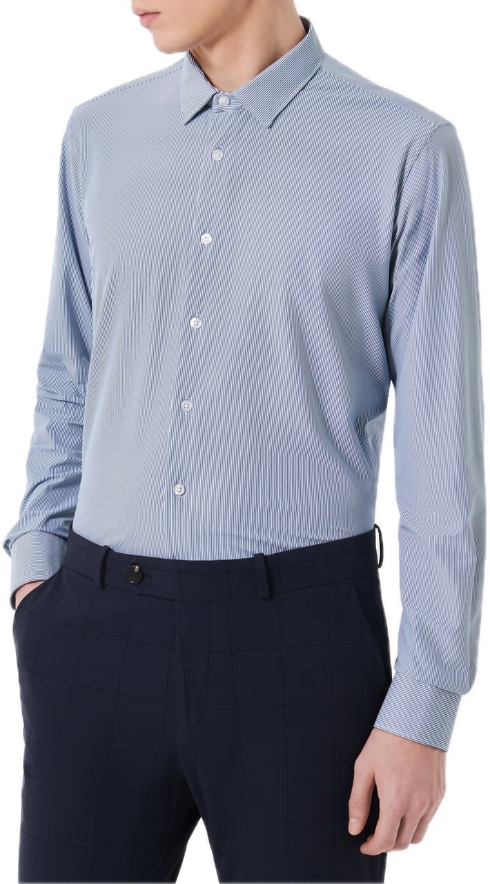 RRD Oxford Jaquard Light Blue Blauw