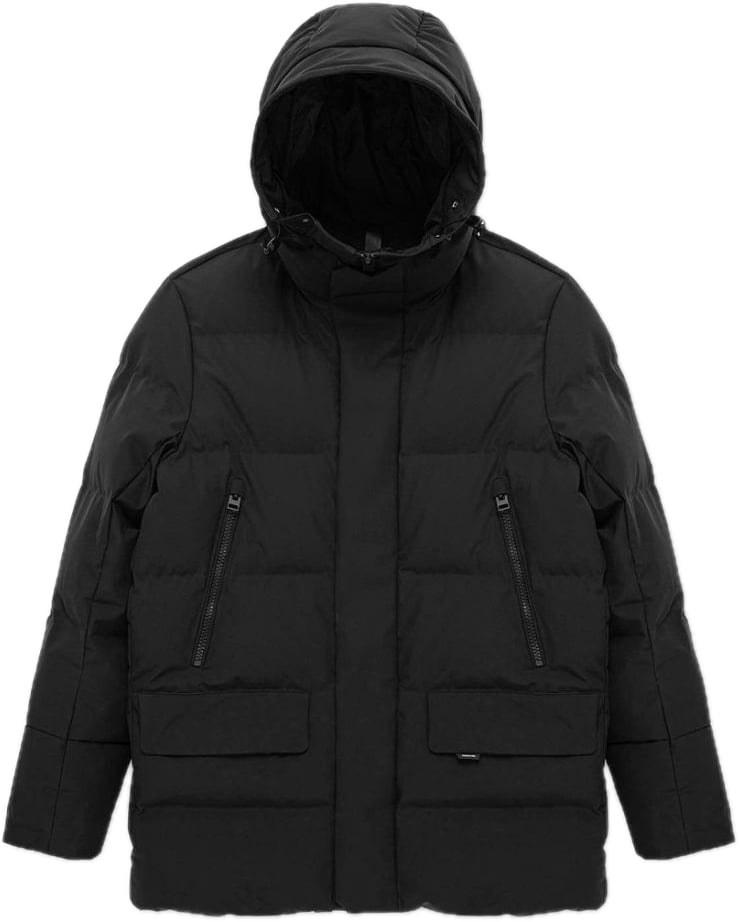 Krakatau Cassini Quilted Parka Zwart