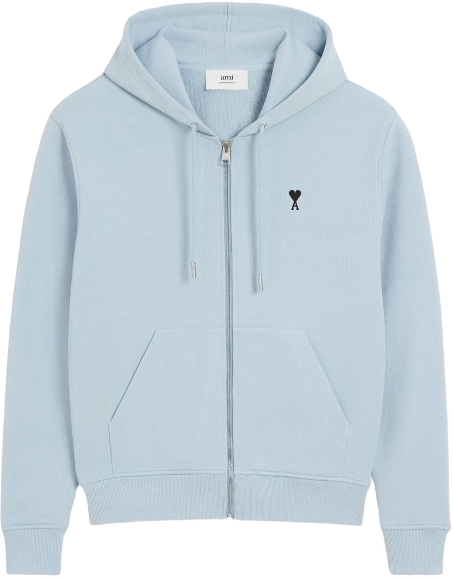 AMI Paris Sweaters Clear Blue Blauw