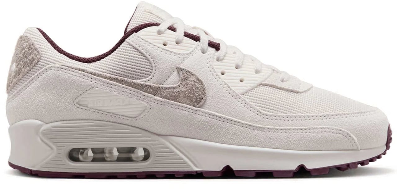 Nike Nike Air Max 90 PRM Sail Burgundy Crush Divers