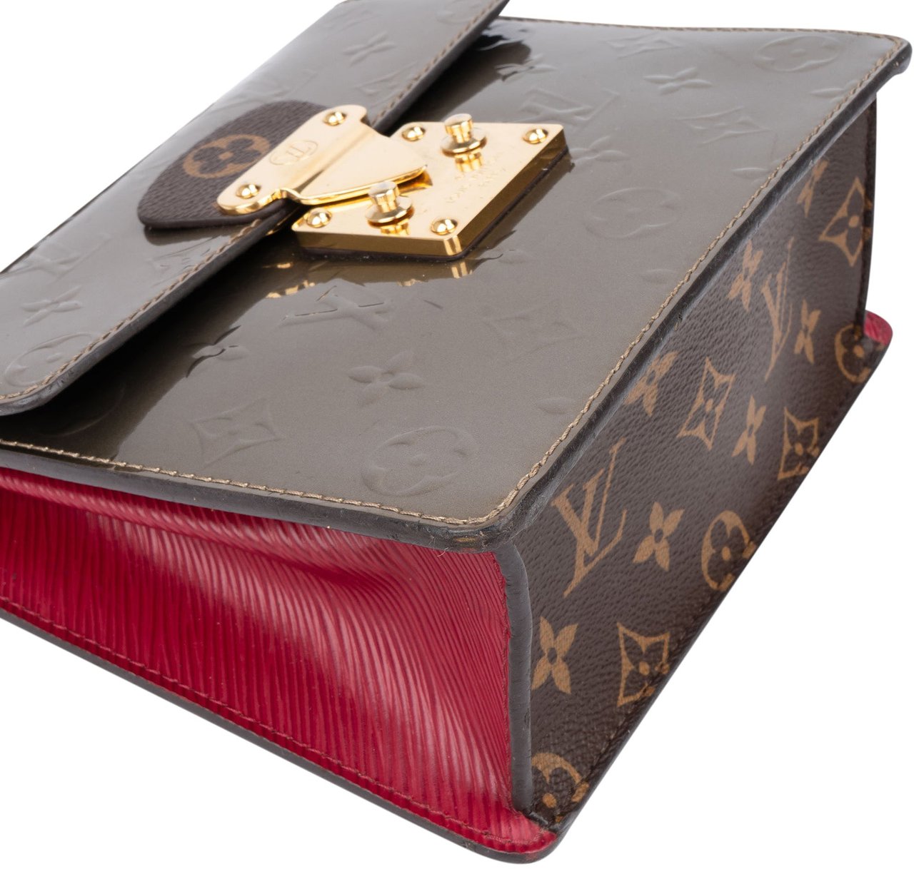 Louis Vuitton Louis Vuitton Limited Vernis Monogram NM Spring Street Handbag Divers