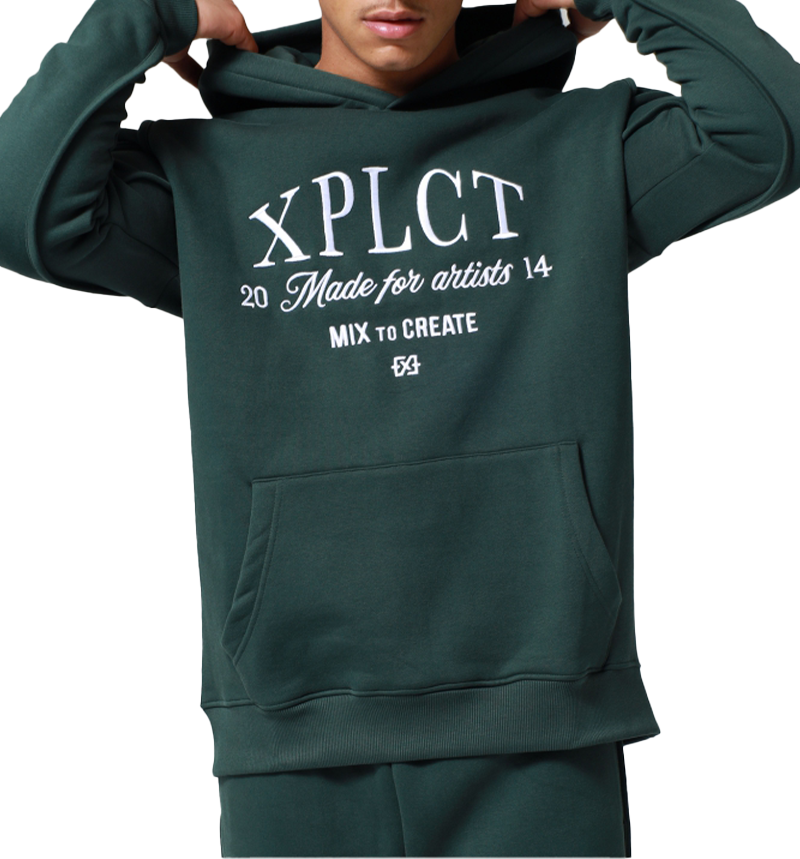 XPLCT XPLCT Carbon Hoodie Groen
