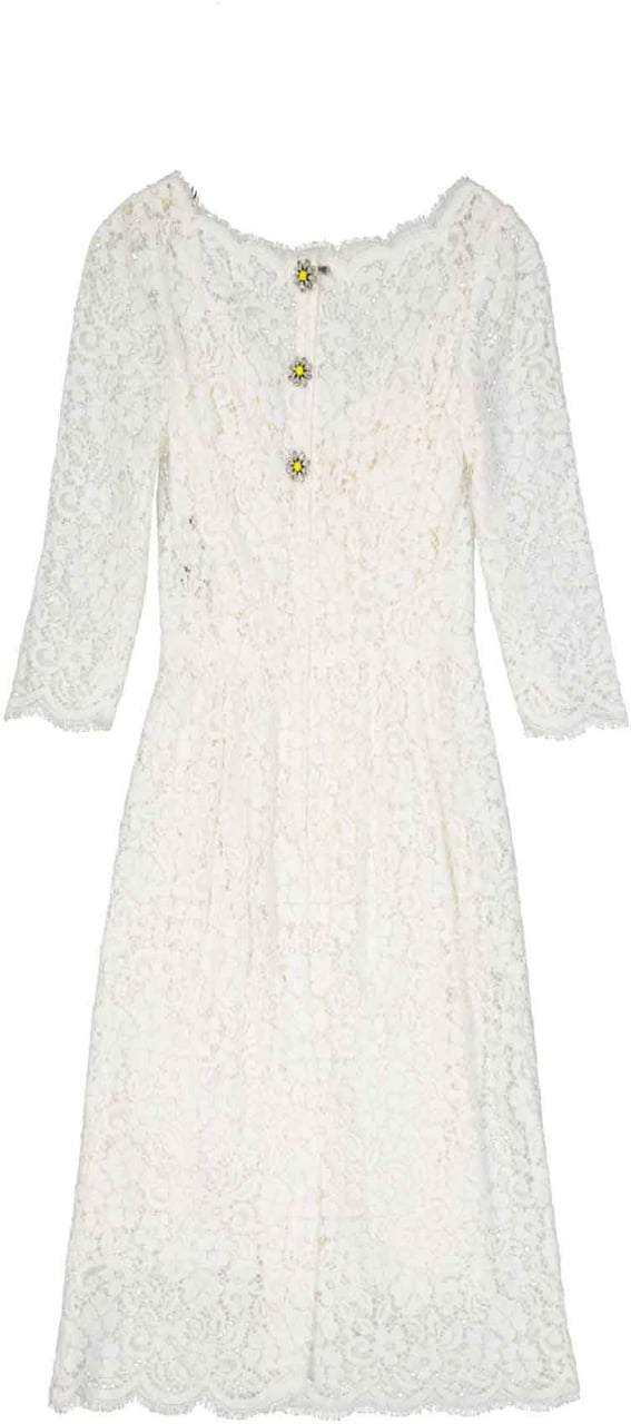 Dolce & Gabbana Dolce & Gabbana Lace Dress Wit