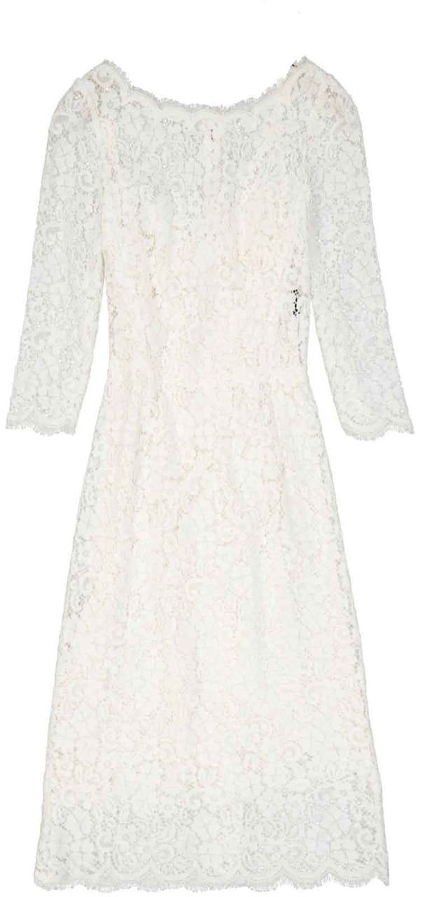 Dolce & Gabbana Dolce & Gabbana Lace Dress Wit
