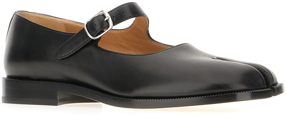 Maison Margiela Mary Janes Tabi Shoes Zwart