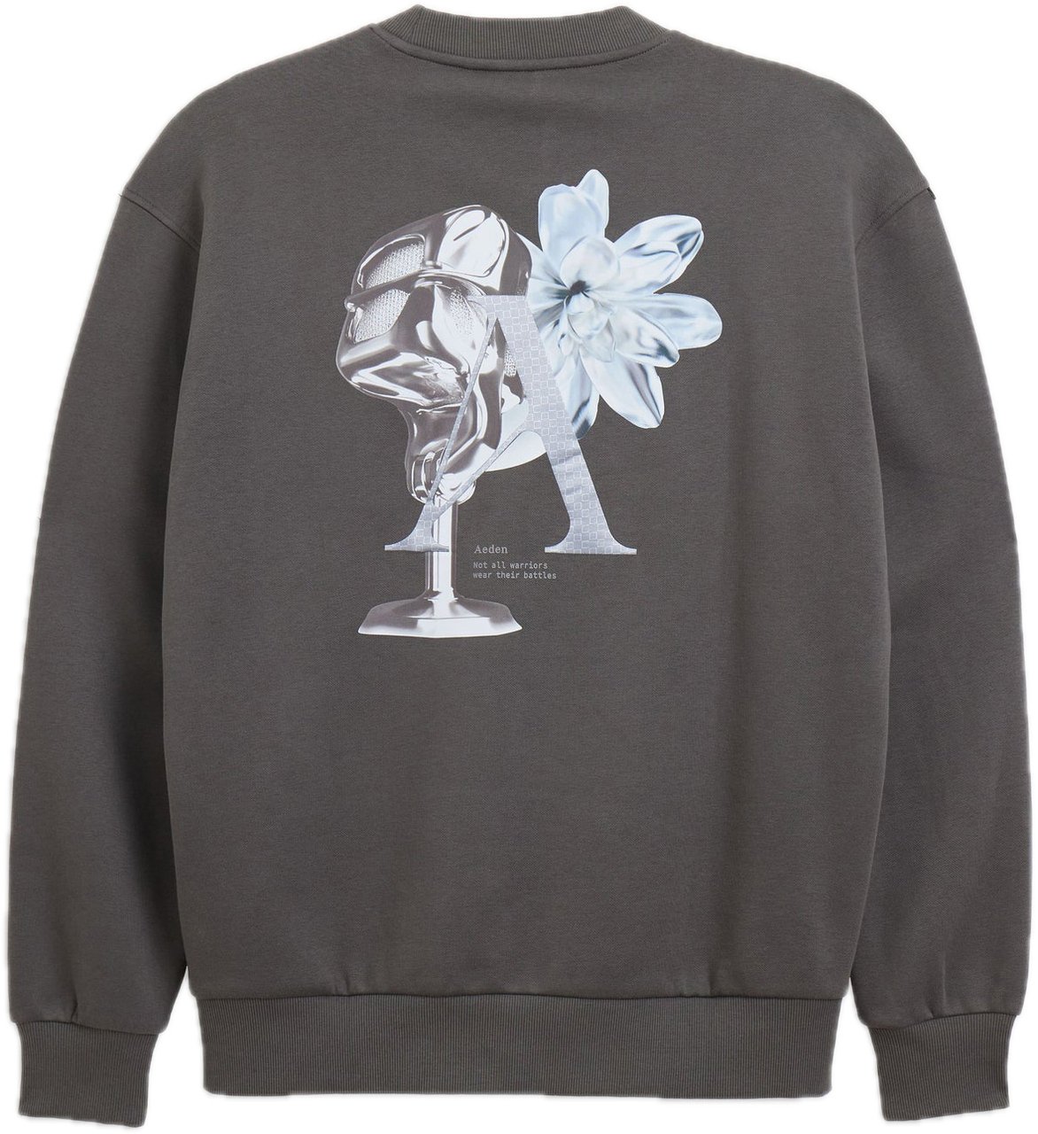 Aeden Bastien Sweatshirt Dark Shadow Grey Grijs